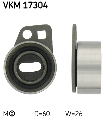 Tensioner Pulley, timing belt - VKM 17304 SKF